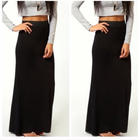 Free People Dresses & Skirts - Free People Black Maxi Skirt Size Medium
